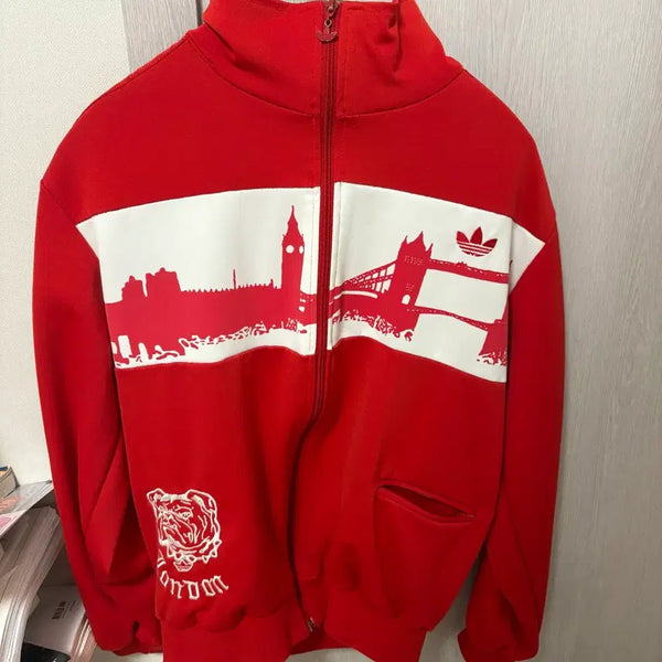 [BUNJANG] Adidas Red London Jersey 100 / 아디다스 레드 런던 져지 100