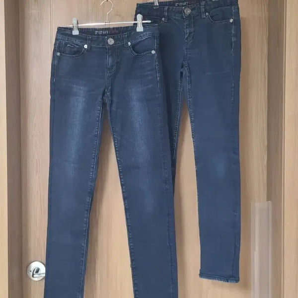 [BUNJANG] Get Used Women's Blue Denim Jeans (27 inch) / 겟유즈드 여성 청바지 진청 데님 팬츠 27인치 2종