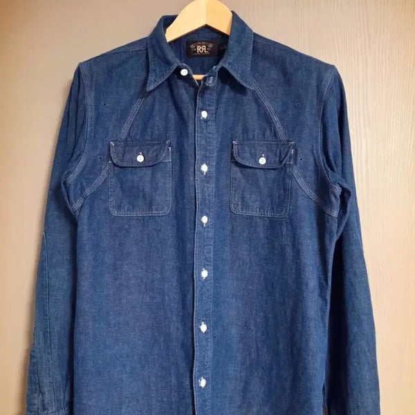 [BUNJANG] RRL Denim Shirt / RRL 더블알엘 데님 셔츠 M