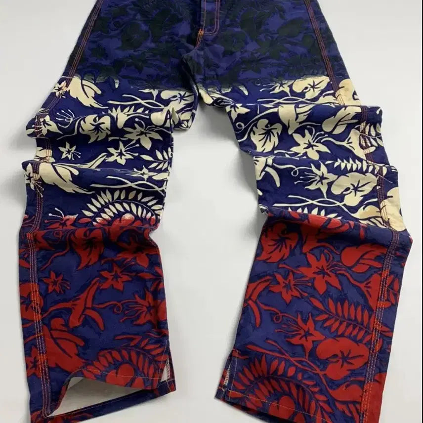 [BUNJANG] Jean Paul Gaultier Multicolor Denim Pants / 90sJean Paul Gaultier 멀티컬러 데님팬츠(한국유일매물)
