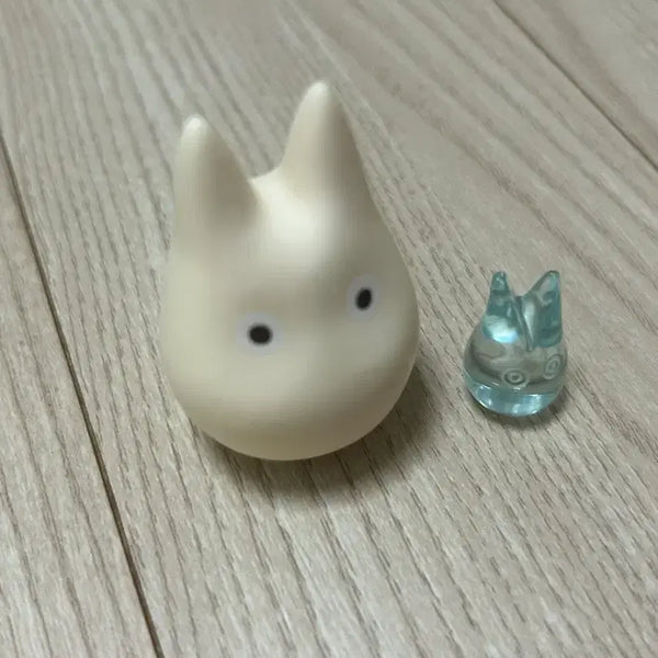 [BUNJANG] My Neighbor Totoro S-Totoro O-Totoro Figure and S-Totoro Lucky Stone (Blue Stream Stone) Bundle / 이웃집 토토로 소토토로 오뚜기 피규어와 소토토로 행운석 (청류의 돌)