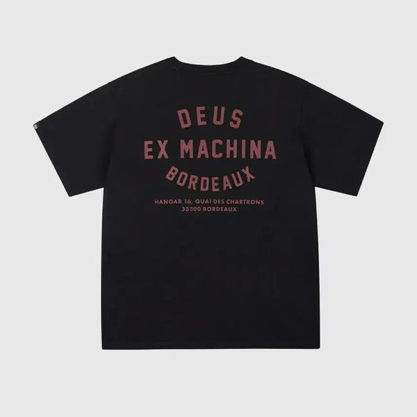 [BUNJANG] Deus Ex Machina Bordeaux Short-Sleeve T-Shirt (New) / 데우스 엑스 마키나 보르도 반팔티 (새상품)