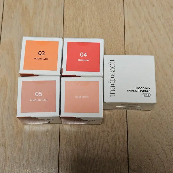 [BUNJANG] Mad Peach Mood Mix Cream Blusher Dual Lip & Cheek / 매드피치 무드 믹스 크림 블러셔 듀얼 립앤치크