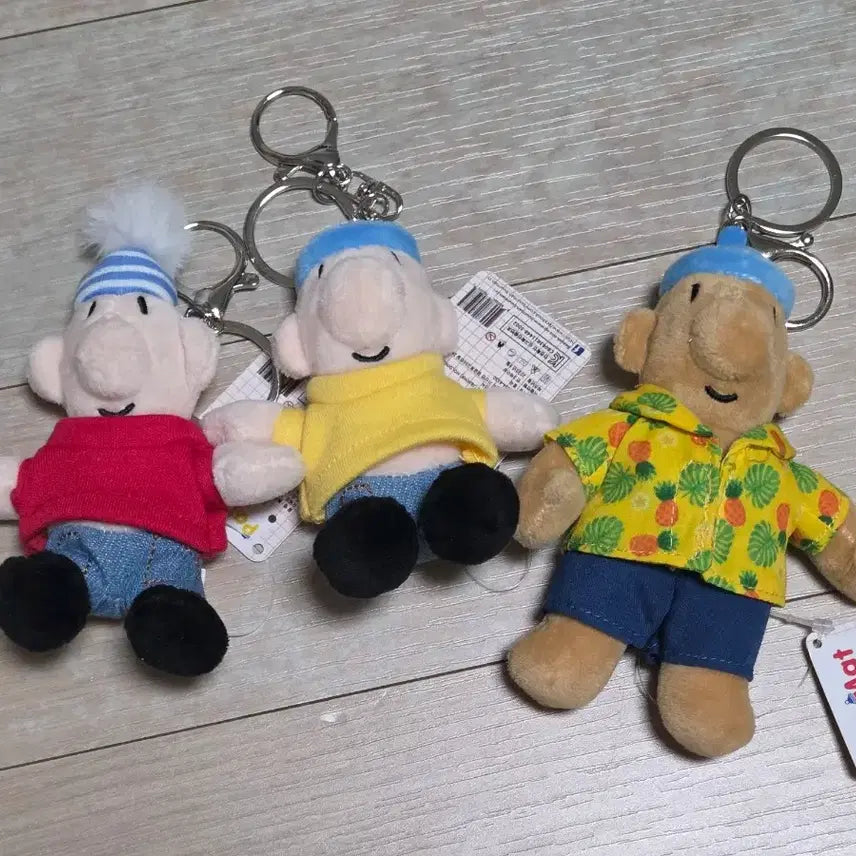[BUNJANG] Pat & Mat Character Keyring Set / Pat & Mat 패트와매트 키링