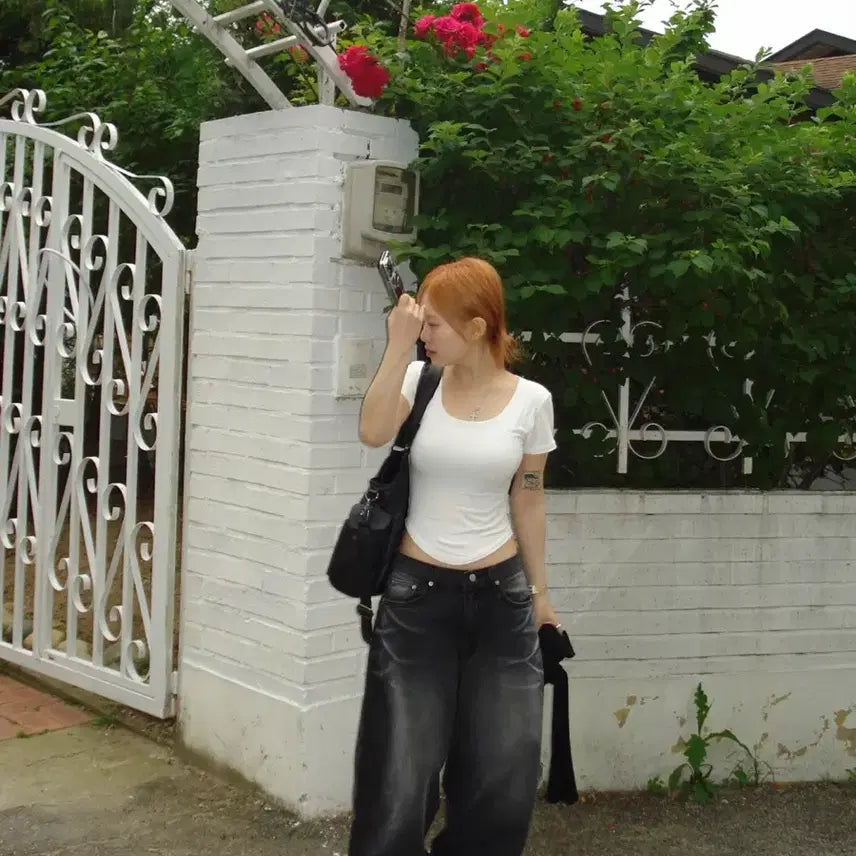 [BUNJANG] Our Cabinet Boy Denim Pants / 아워캐비넷 boy denim pants