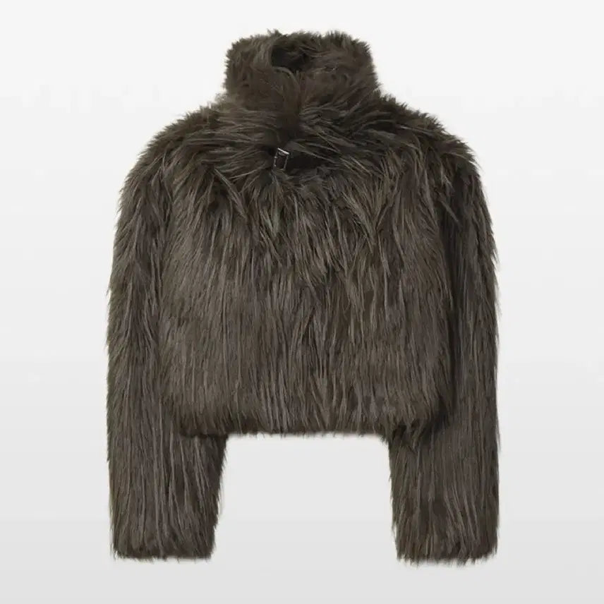 [BUNJANG] Kim Seoul Fluffy Long Hair Fur Jacket / 새상품) 킴서울 퍼 FLUFFY LONG HAIR FUR JACKET