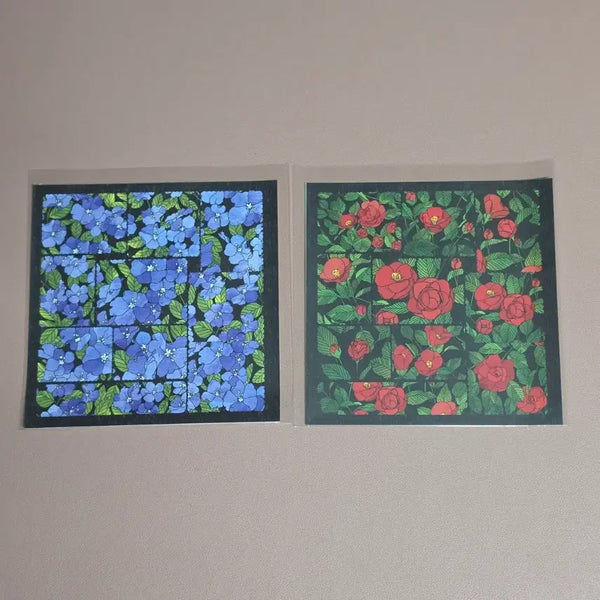 [BUNJANG] My Little Botanical Garden Sticker Bundle Set / 4. [일괄] 다꾸스티커 / 꽃스티커(나의 작은 식물원)