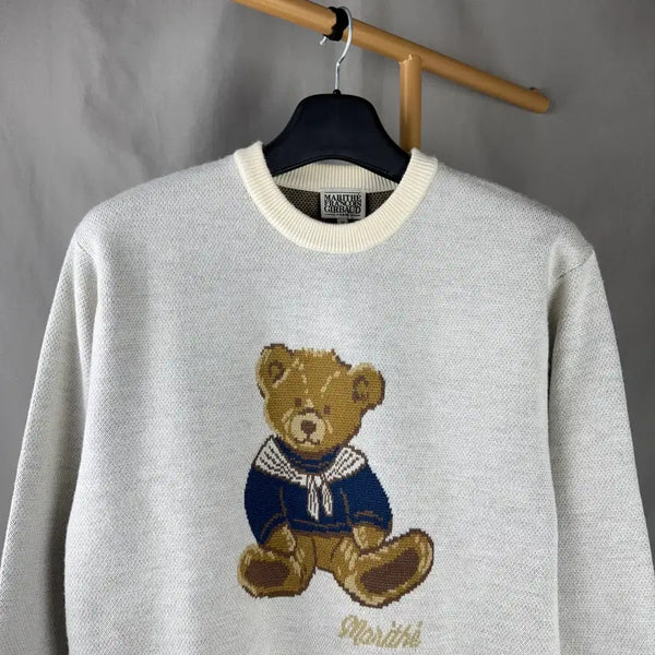 [BUNJANG] Marithe Francois Girbaud 24FW Doodle Bear Knit M / M ) 24FW 마리떼프랑소와저버 두들베어 니트
