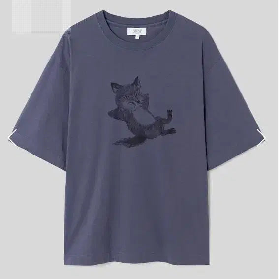 [BUNJANG] Maison Kitsuné Oversized Short-Sleeve T-Shirt / 메종키츠네 오버핏 반팔티