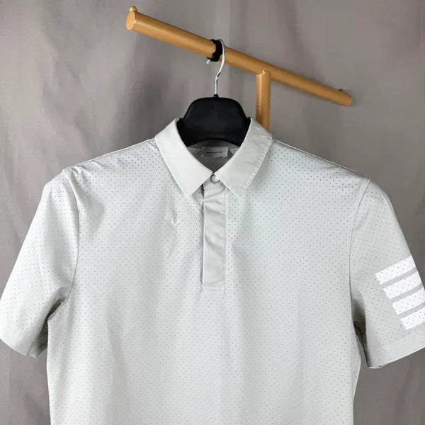 [BUNJANG] South Cape Punching Polo T-Shirt (Light Green, Size M) / M ) 사우스케이프 전판 펀칭 폴로 티셔츠