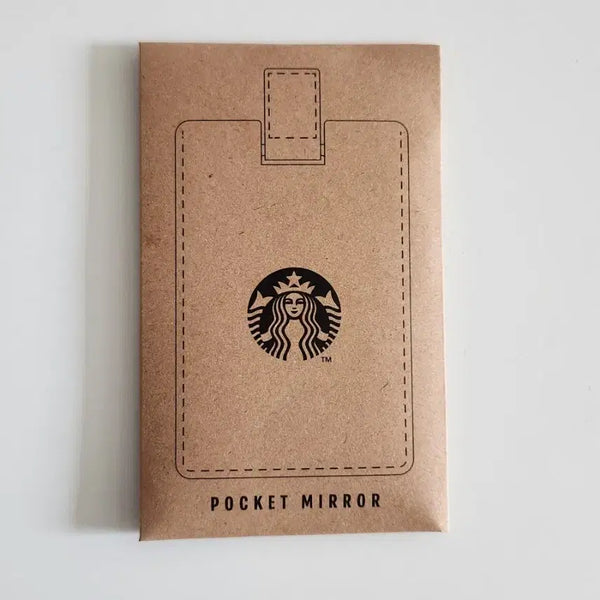 [BUNJANG] Starbucks Pocket Mirror Card Holder Soft Blue / (새상품) 스타벅스 포켓미러 카드홀더 소프트 블루