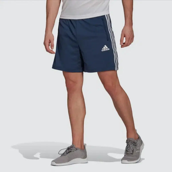 [BUNJANG] Adidas Men's 3-Stripes Short Pants Navy / 남.31-32)  아디다스 남성 반바지,네이비색 / 러닝 헬스