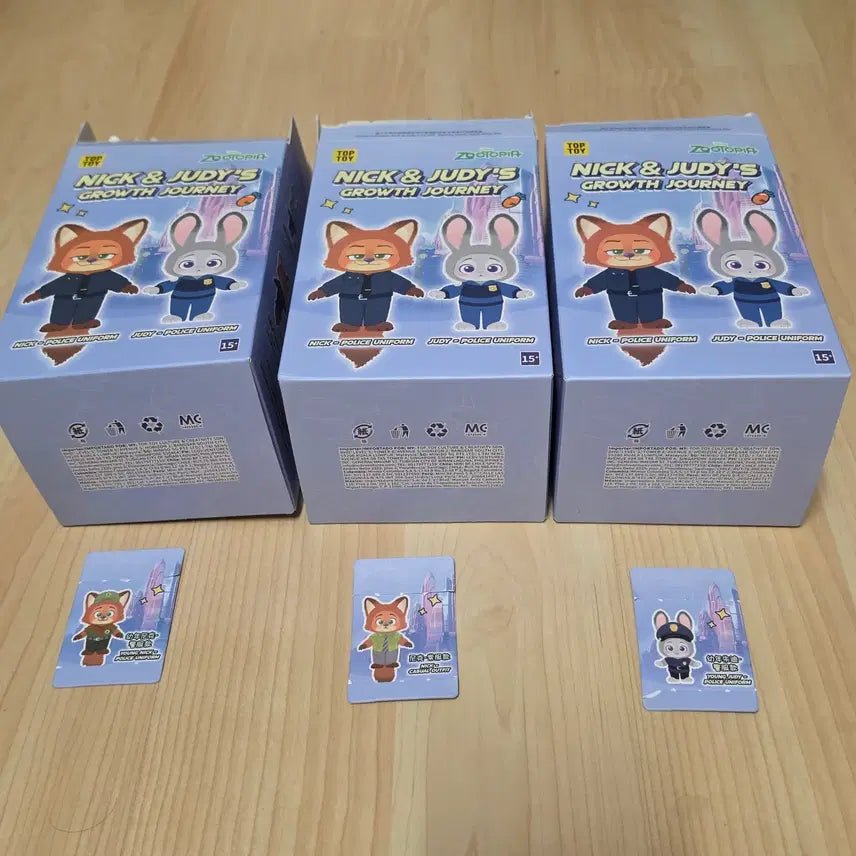 [BUNJANG] Top Toy Zootopia Judy & Nick Plush Keychain / 탑토이 주토피아 주디,닉 인형키링