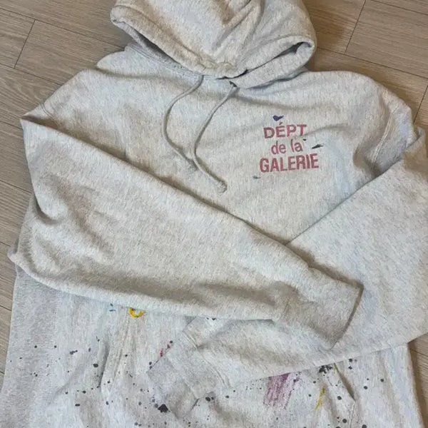 [BUNJANG] Gallery Department Paint Hoodie XL / 갤러리디파트먼트 페인트 후드 xL