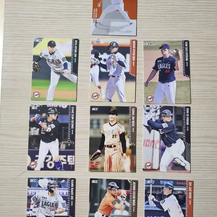 [BUNJANG] 2026 KBO Hanwha Eagles Player Card Bundle / 2026 KBO 한화 선수 카드 알파벳, 일반(일괄판매)