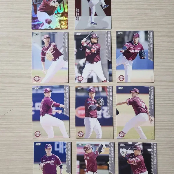 [BUNJANG] 2026 KBO Kiwoom Heroes Player Cards Bundle Set / 2026 KBO 키움 선수 카드 홀로, 알파벳, 일반(일괄판매)