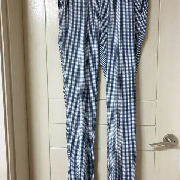[BUNJANG] Oma Sharif Checked Pattern Golf Pants (Size 34) / 오마샤리프 체크 패턴 골프 바지 34