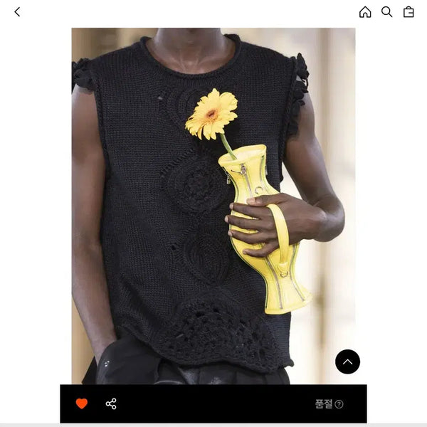 [BUNJANG] Andersson Bell MARLEN FLOWER CREW NECK Vest / 앤더슨벨 MARLEN FLOWER CREW NECK (베스트)(새상품)