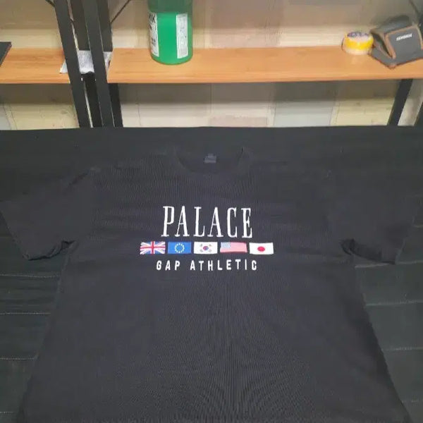 [BUNJANG] Palace x Gap Heavy Jersey T-Shirt Black XL / 팔라스 x 갭 헤비 저지 티셔츠 블랙 - 24SS XL