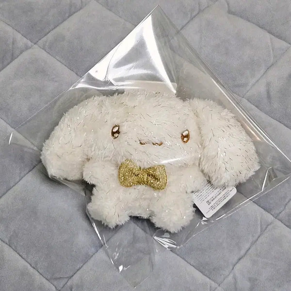 [BUNJANG] Sanrio Cinnamoroll Plush Keychain - New / (새상품) 산리오 반짝골드 시나모롤 인형 키링