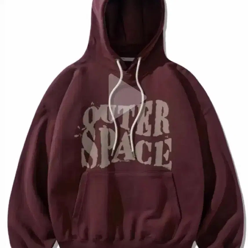 [BUNJANG] Ezkaton Space Heavy Cotton Hoodie Burgundy / 교신 가능 ) 에즈카톤 스페이스 헤비코튼 후드 버건디