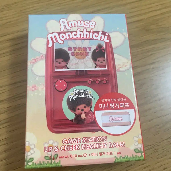 [BUNJANG] Amuse Monchhichi Lip & Cheek Healthy Balm Fig Balm / 어뮤즈 몬치치 립앤치크 헬시밤 무화과밤 새상품