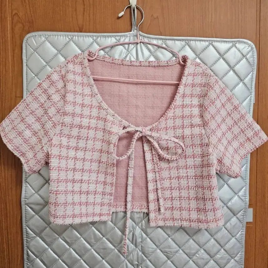 [BUNJANG] Cropped Short Sleeve Cardigan / 크롭 반팔가디건(44)