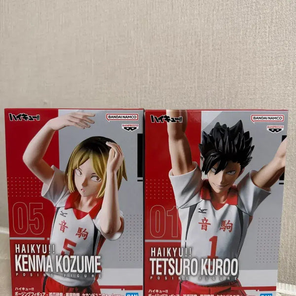 [BUNJANG] Bandai Haikyuu!! Posing Figure Kuroo/Kenma Set Bundle / 미개봉 정품) 반다이 하이큐 포징 피규어 쿠로오/켄마 세트 일괄