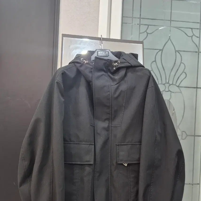 [BUNJANG] Solid Homme Shell Parka Hoodie Black Size 46 / 솔리드옴므 쉘파카 후드 24ss 46사이즈
