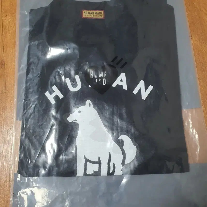 [BUNJANG] Human Made Black Dog Short Sleeve T-Shirt / 휴먼메이드 블랙 도그 반팔 티셔츠m