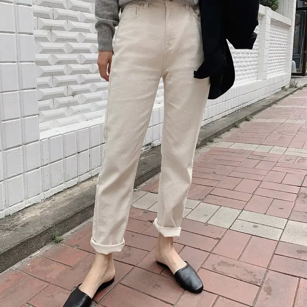 [BUNJANG] Slowandmod More Cream Pants S / [옷장정리]슬로우앤드 탄탄핏 모어크림팬츠 S