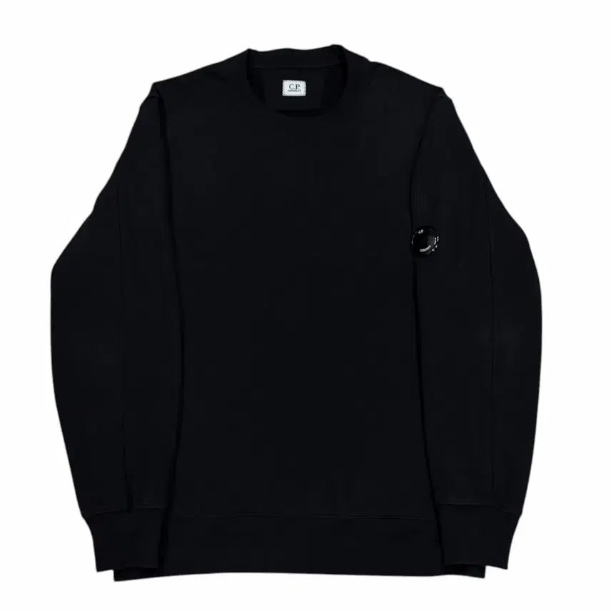 [BUNJANG] CP Company Black Lens Appliqué Sweatshirt L / CP컴퍼니 블랙 렌즈 와펜 스웨트셔츠 맨투맨 블랙 L