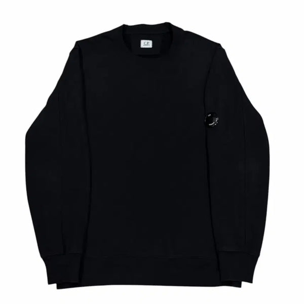 [BUNJANG] CP Company Black Lens Appliqué Sweatshirt L / CP컴퍼니 블랙 렌즈 와펜 스웨트셔츠 맨투맨 블랙 L
