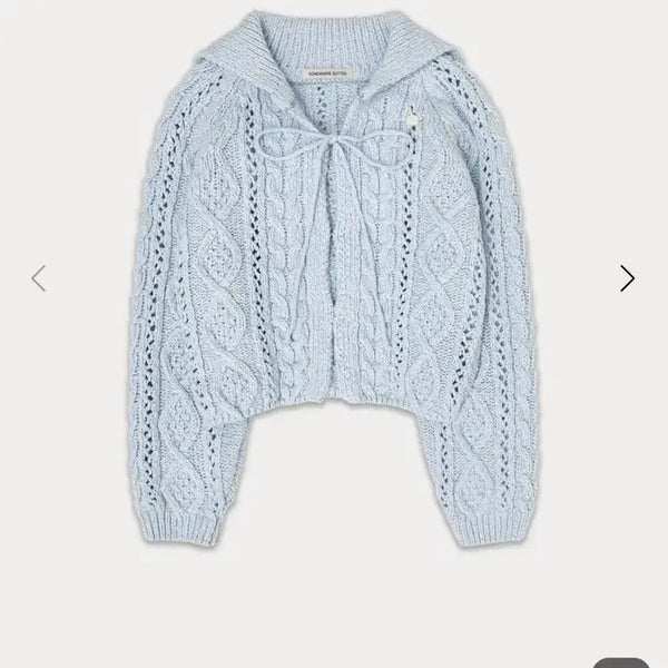 [BUNJANG] Somewhere Butter Cable Cardigan Light Blue / 썸웨어버터 케이블 가디건 라이트블루