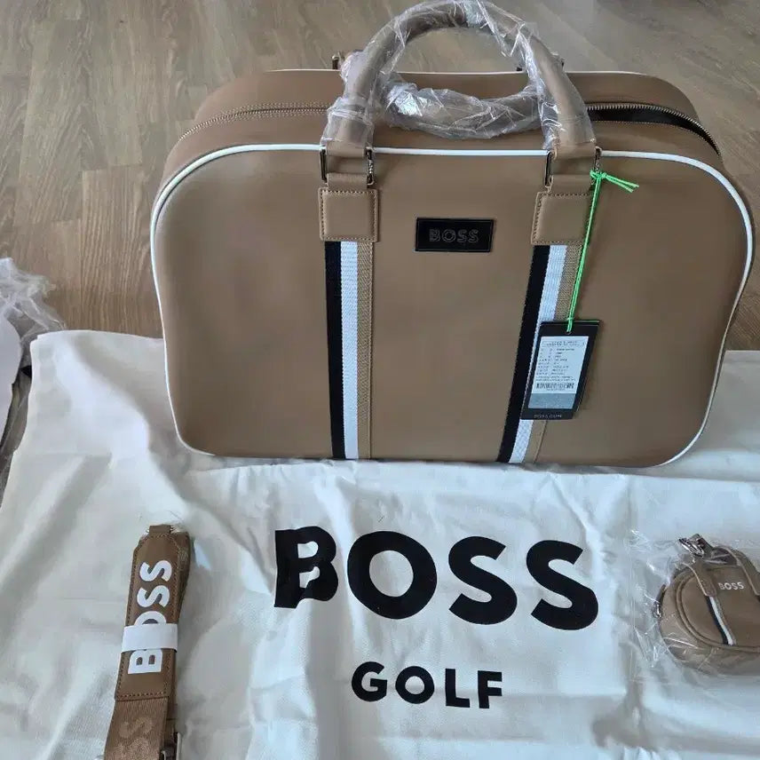 [BUNJANG] BOSS Golf Boston Bag Camel / (새상품정품)BOSS 보스 골프 보스턴백 카멜색상