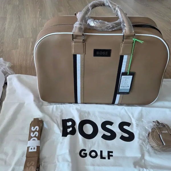 [BUNJANG] BOSS Golf Boston Bag Camel / (새상품정품)BOSS 보스 골프 보스턴백 카멜색상