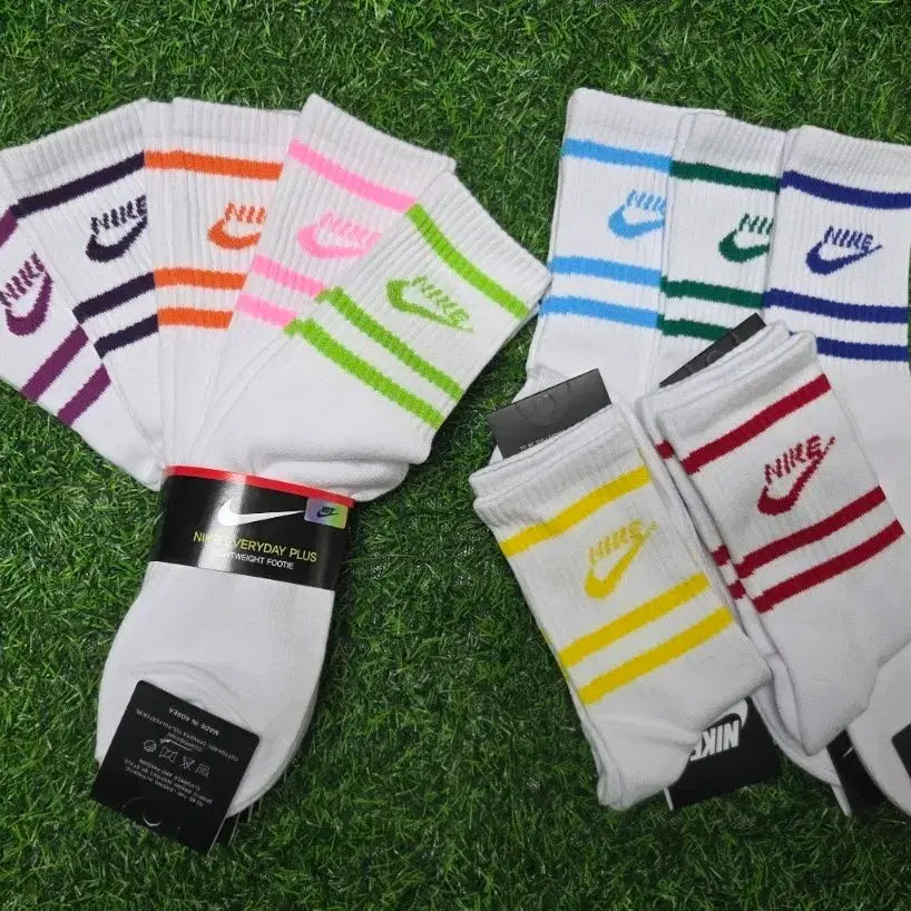[BUNJANG] Nike Everyday Mid-Calf Socks (10 Pairs) / 나이키 에브리데이  양말