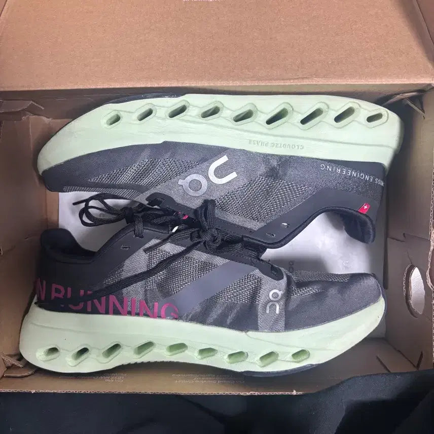 [BUNJANG] On Running Cloud Surfer Next Lime Black Sneaker EU 42 / 온러닝 클라우드 서퍼 넥스트 라임 블랙 eu 42