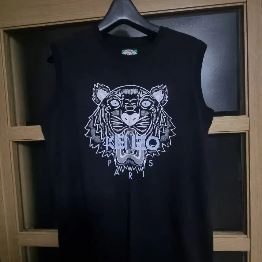 [BUNJANG] Kenzo Black Tiger Sleeveless T-Shirt S / KENZO 겐조 블랙 타이거 민소매 티셔츠 s