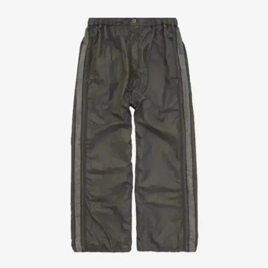 [BUNJANG] Poly Tethu Glossy Track Pants Khaki Grey / [3] 폴리테루 글로시 트랙 팬츠 카키 그레이