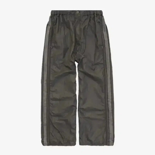 [BUNJANG] Poly Tethu Glossy Track Pants Khaki Grey / [3] 폴리테루 글로시 트랙 팬츠 카키 그레이