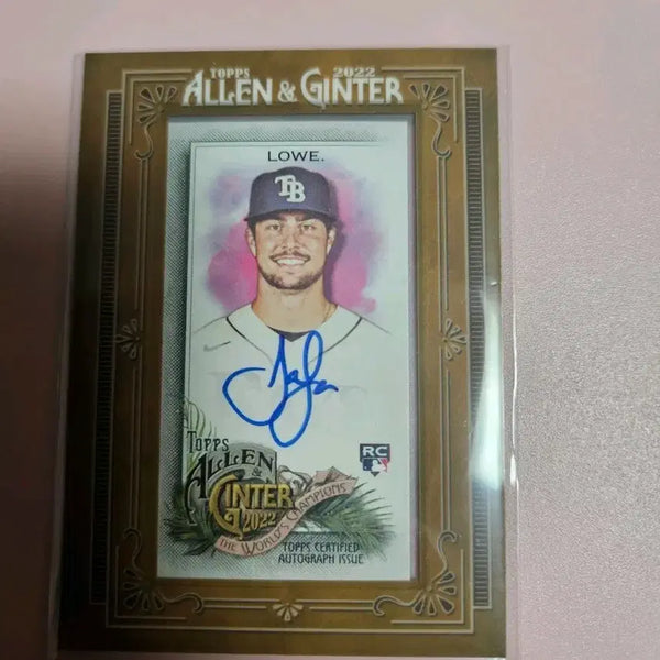 [BUNJANG] Josh Lowe 2023 Topps Rookie Autograph Baseball Card / 템파베이)조쉬 로우 Topps 루키 오토 카드