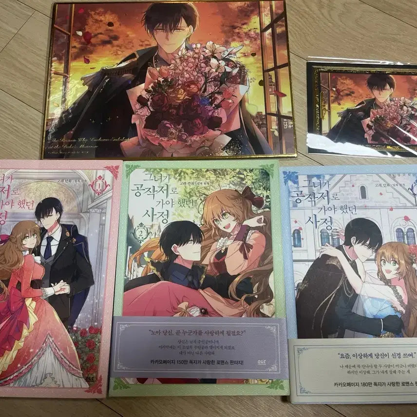 [BUNJANG] I Shall Master This Family Manhwa Special Edition Set (Volumes 1-3) / 그녀가 공작저로 가야 했던 사정 만화책(1~3권) 특별판 세트