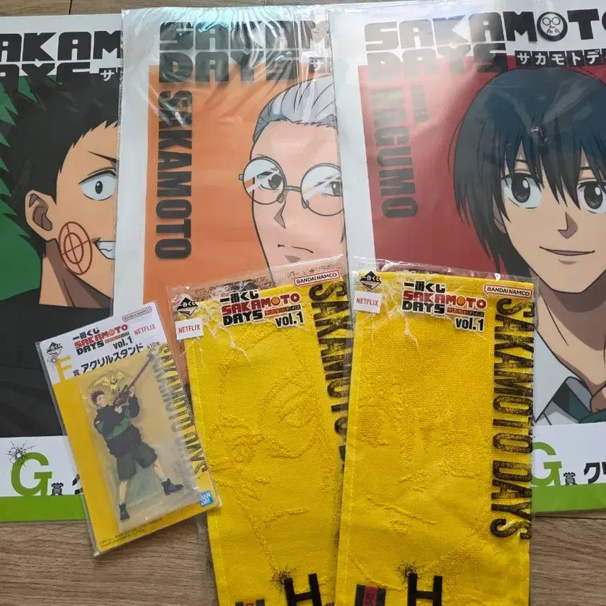 [BUNJANG] Sakamoto Days Ichiban Kuji Goods Set / 사카모토 데이즈 제일복권 굿즈 세트