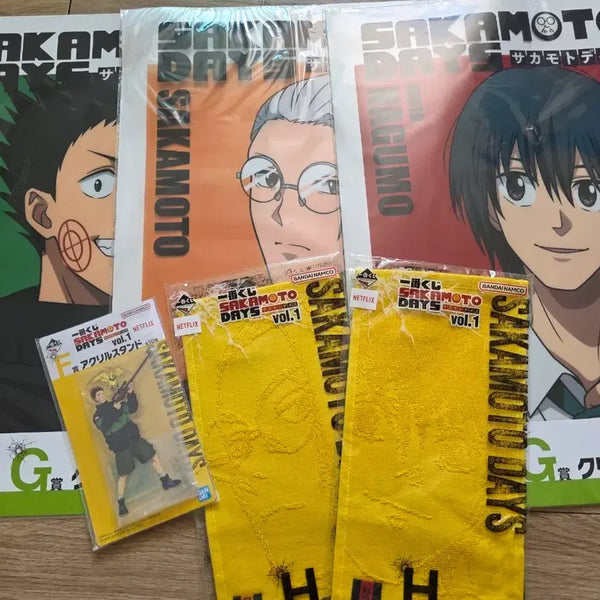[BUNJANG] Sakamoto Days Ichiban Kuji Goods Set / 사카모토 데이즈 제일복권 굿즈 세트