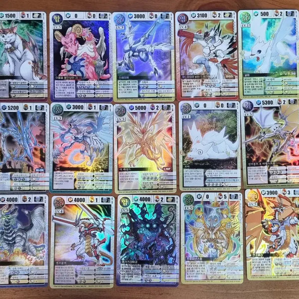 [BUNJANG] Bandai 2000s Dragon Drive Holo Card Bundle Set / 2000년대 초반 반다이(Bandai) 정식 추억의 고전 일괄홀로카드