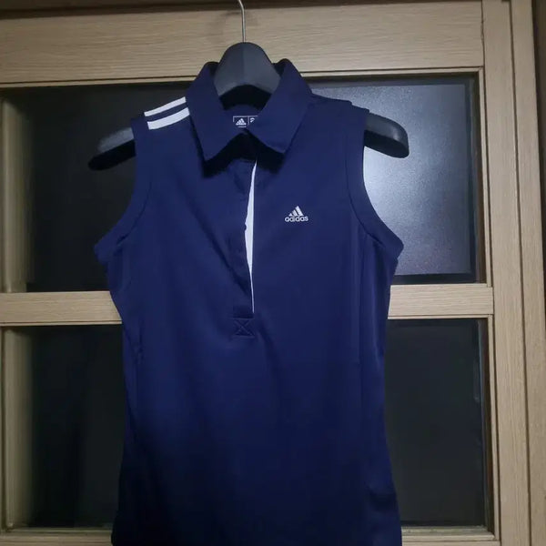 [BUNJANG] Adidas Golf Women's Sleeveless Top Navy XS / 아디다스 골프  여성 네이비 민소매 나시티 xs
