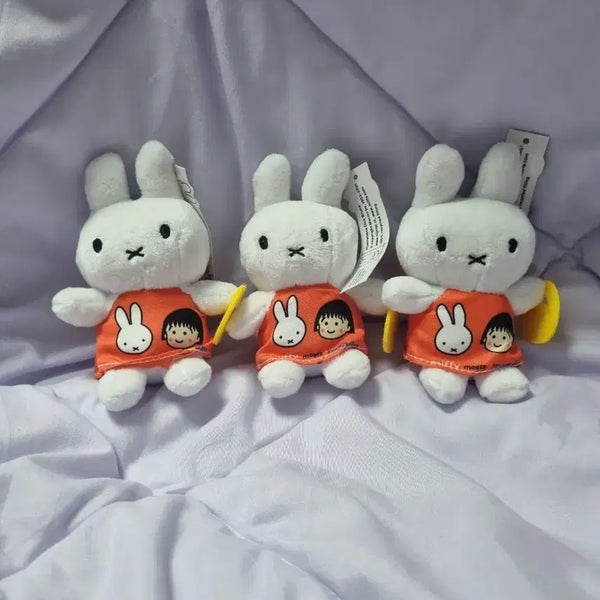 [BUNJANG] Miffy x Maruko Collaboration Plush Keychain / 미피 마루코 인형키링