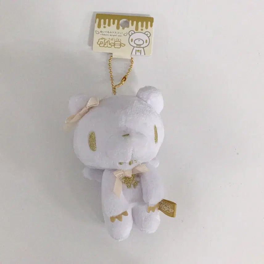 [BUNJANG] Gloomy Bear Ribbon Angel Keychain / 글루미베어 리본 엔젤 인형 키링