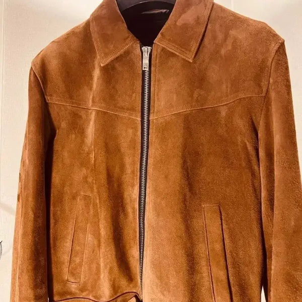 [BUNJANG] Noir Larmes Suede Jacket Camel Size 46 / 느와르라르메스 스웨이드 jk #4 camel 46